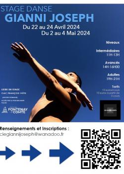 Stage de Danse Contemporaine à Fontenay-le-Comte en avril 2024