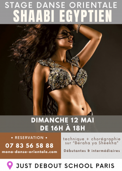 Stage de Danse OrientaleDanses Traditionnelles ou folkloriques à Paris en mai 2024