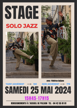 Stage de Solo Swing à Istres en avril 2024